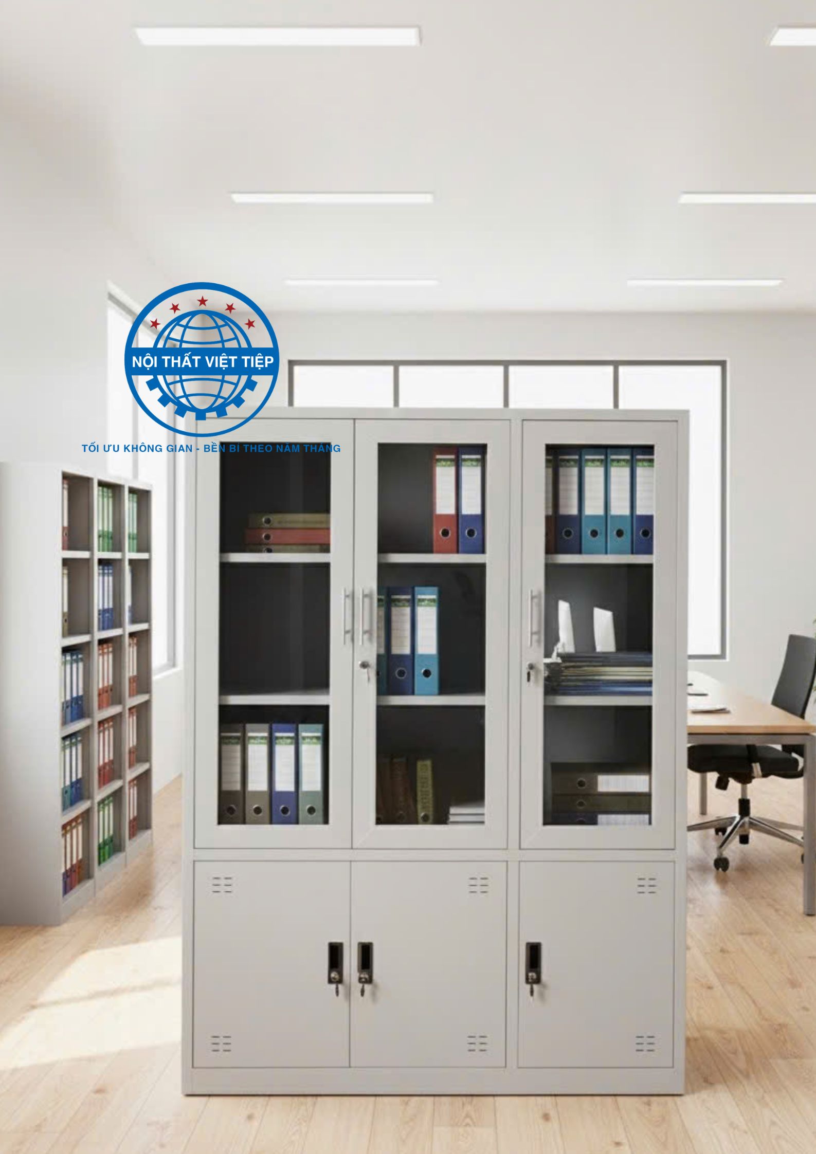 tủ hồ sơ sắt tĩnh điện